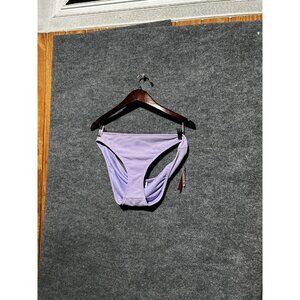 Xhilaration Bikini Bottom Juniors XL Purple Textured Strappy Side Bands